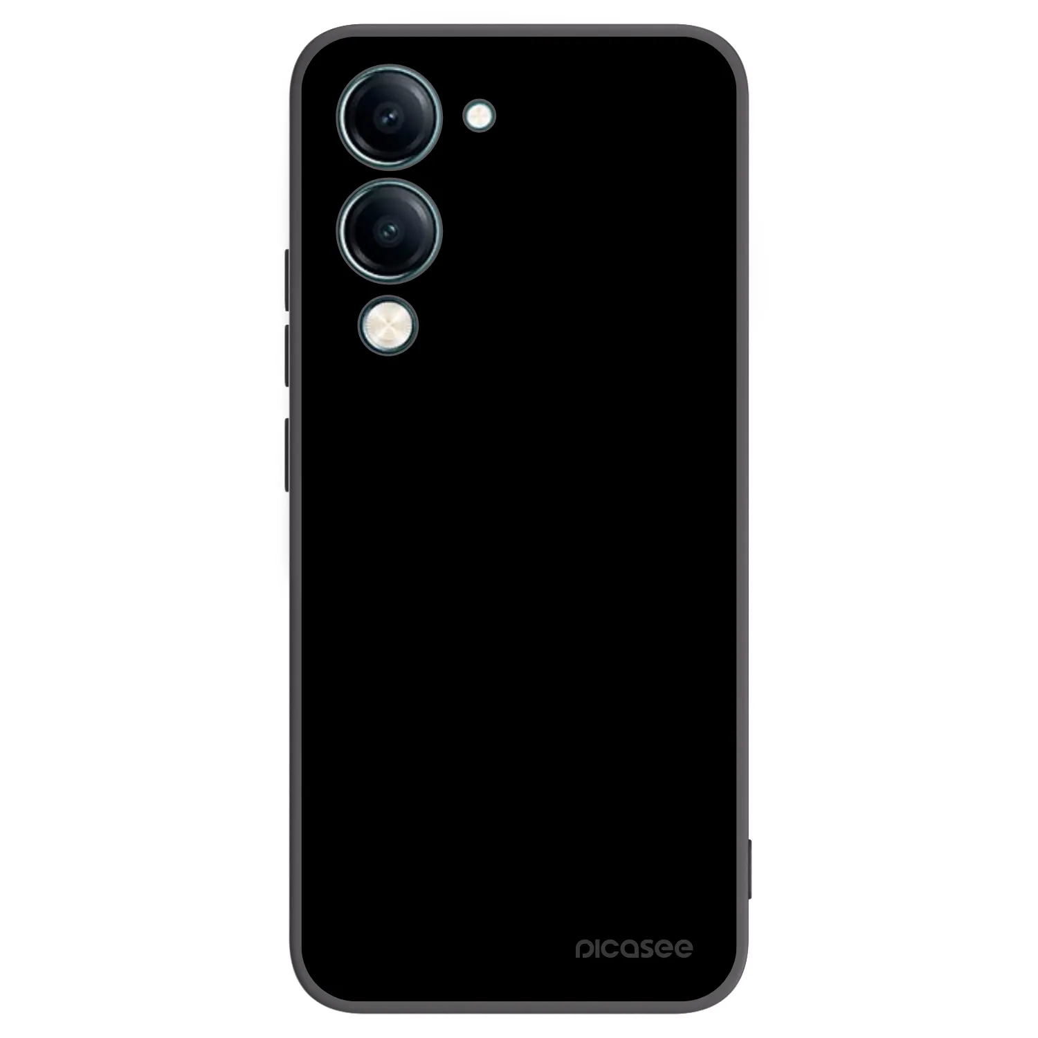 Picasee fekete szilikon tok az alábbi mobiltelefonokra Vivo Y29s 5G - Black Bliss
