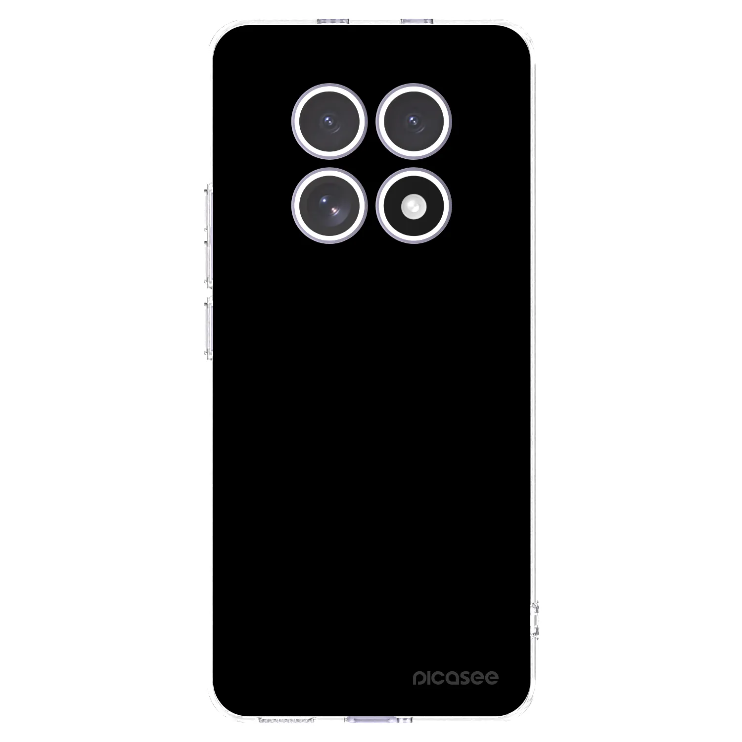 Picasee átlátszó szilikon tok az alábbi mobiltelefonokra Xiaomi Redmi Note 15 - Black Bliss