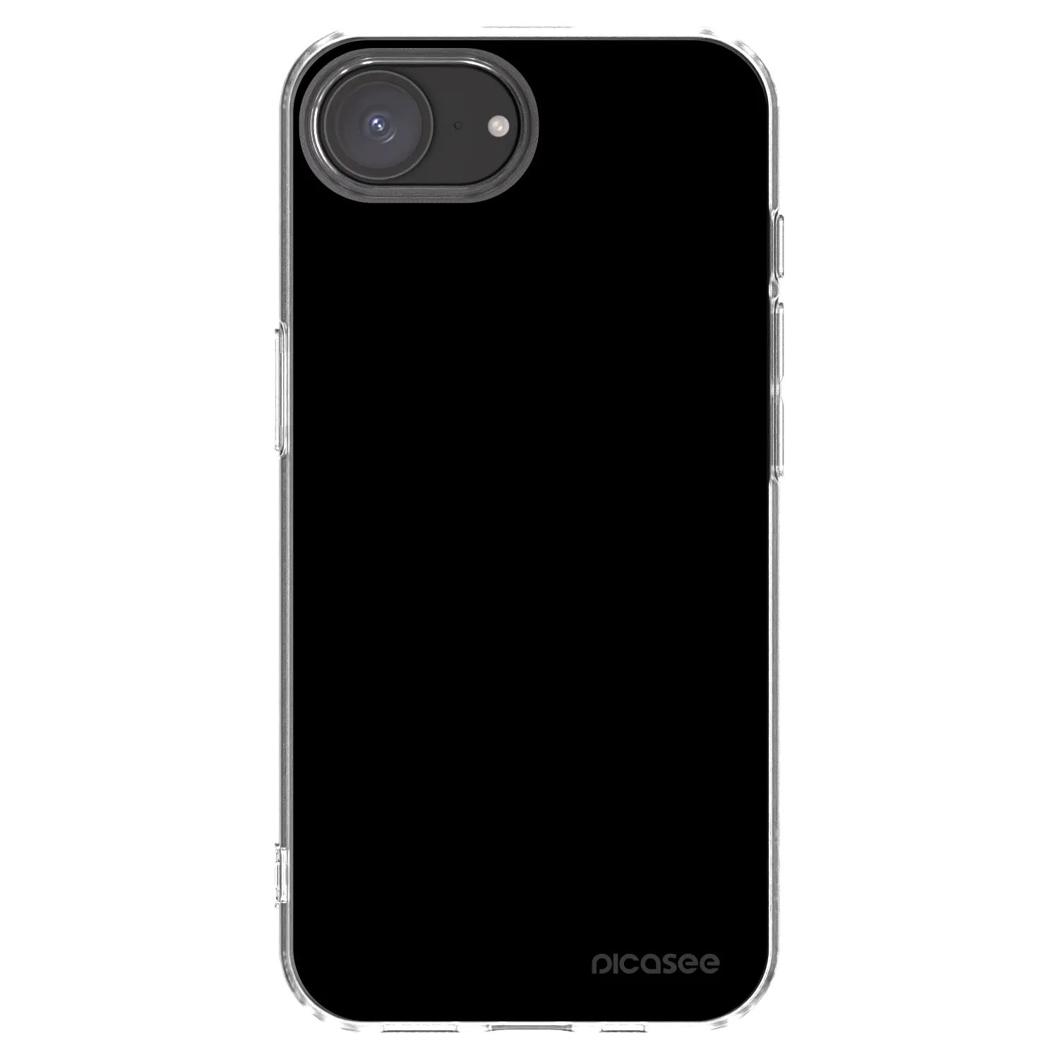 Picasee átlátszó szilikon tok az alábbi mobiltelefonokra Apple iPhone 17e - Black Bliss