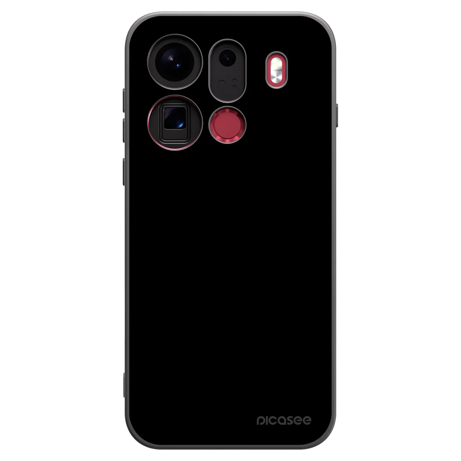 Picasee fekete szilikon tok az alábbi mobiltelefonokra OPPO Find X9 Pro - Black Bliss
