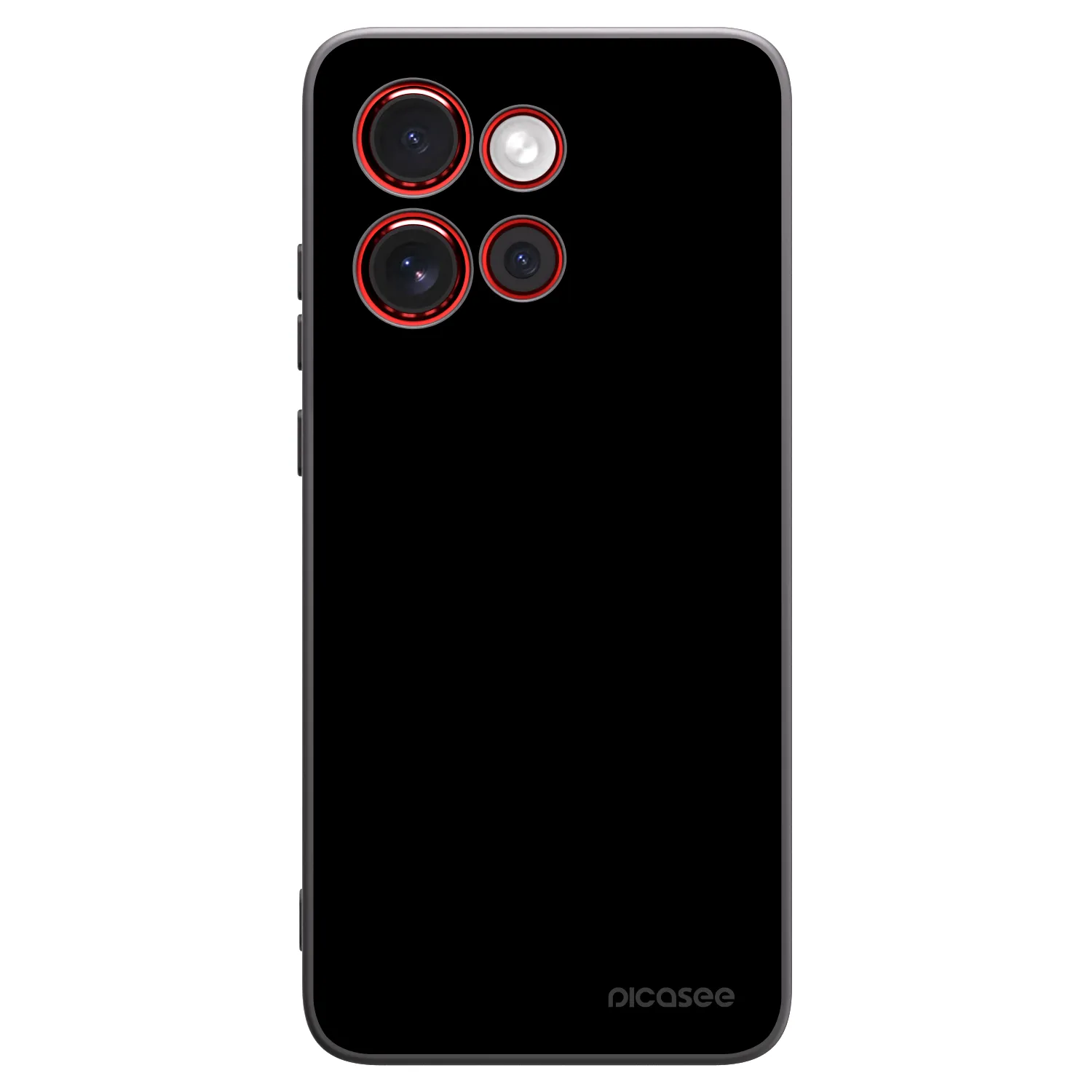 Picasee fekete szilikon tok az alábbi mobiltelefonokra Motorola Edge 60 Neo 5G - Black Bliss