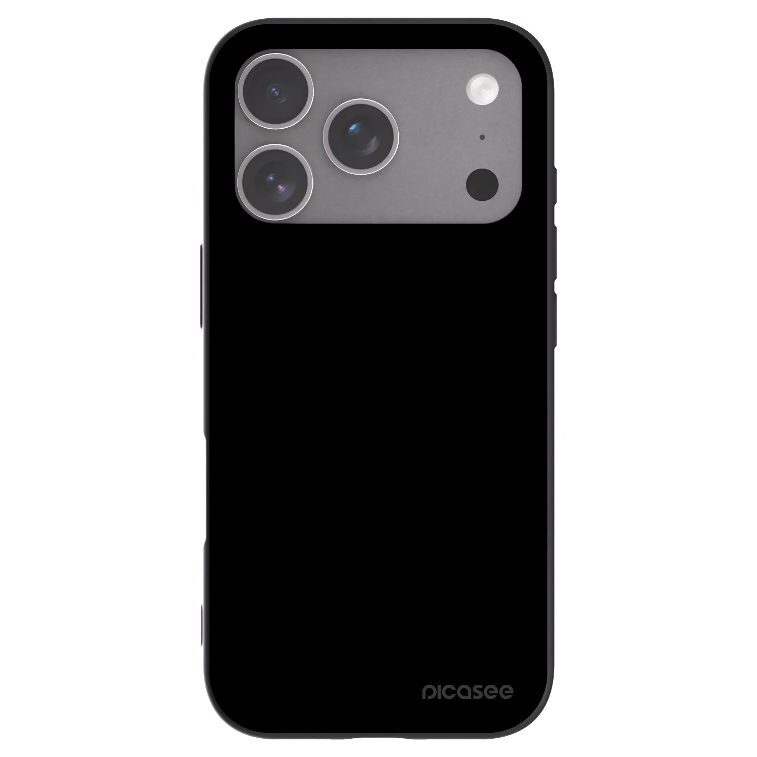 Picasee fekete szilikon tok az alábbi mobiltelefonokra Apple iPhone 18 Pro - Black Bliss