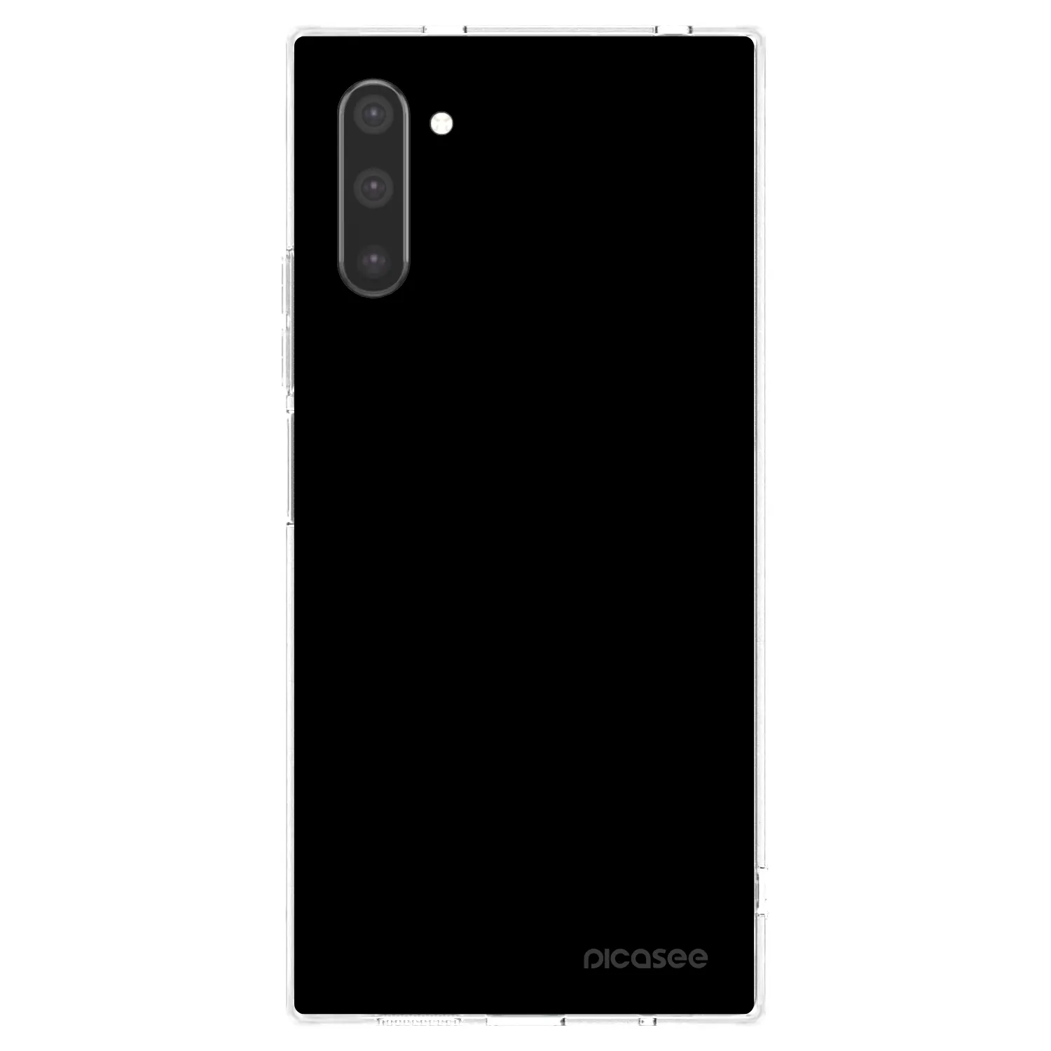 Picasee átlátszó szilikon tok az alábbi mobiltelefonokra Samsung Galaxy Note 10 N970F - Black Bliss