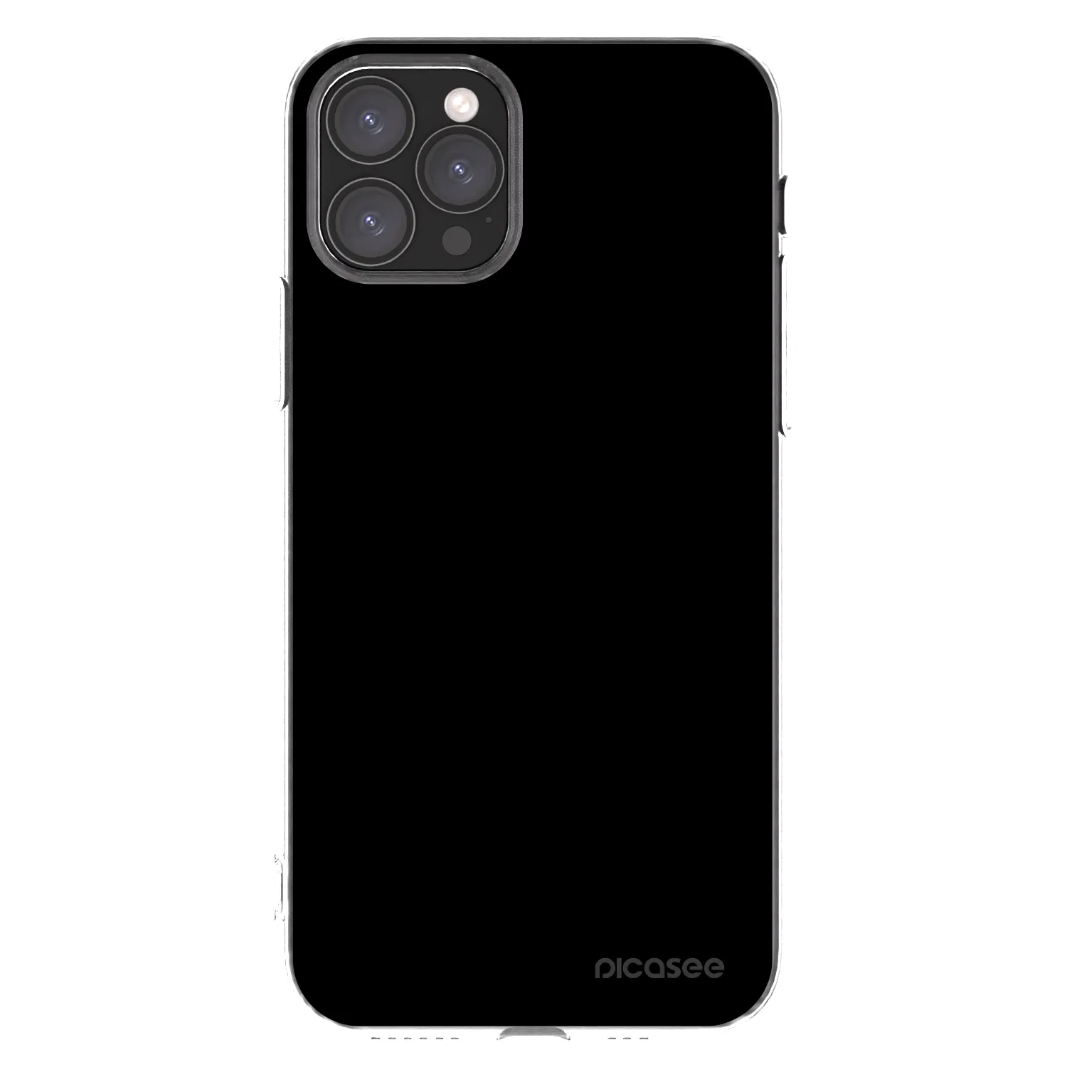 Picasee átlátszó szilikon tok az alábbi mobiltelefonokra Apple iPhone 11 Pro - Black Bliss