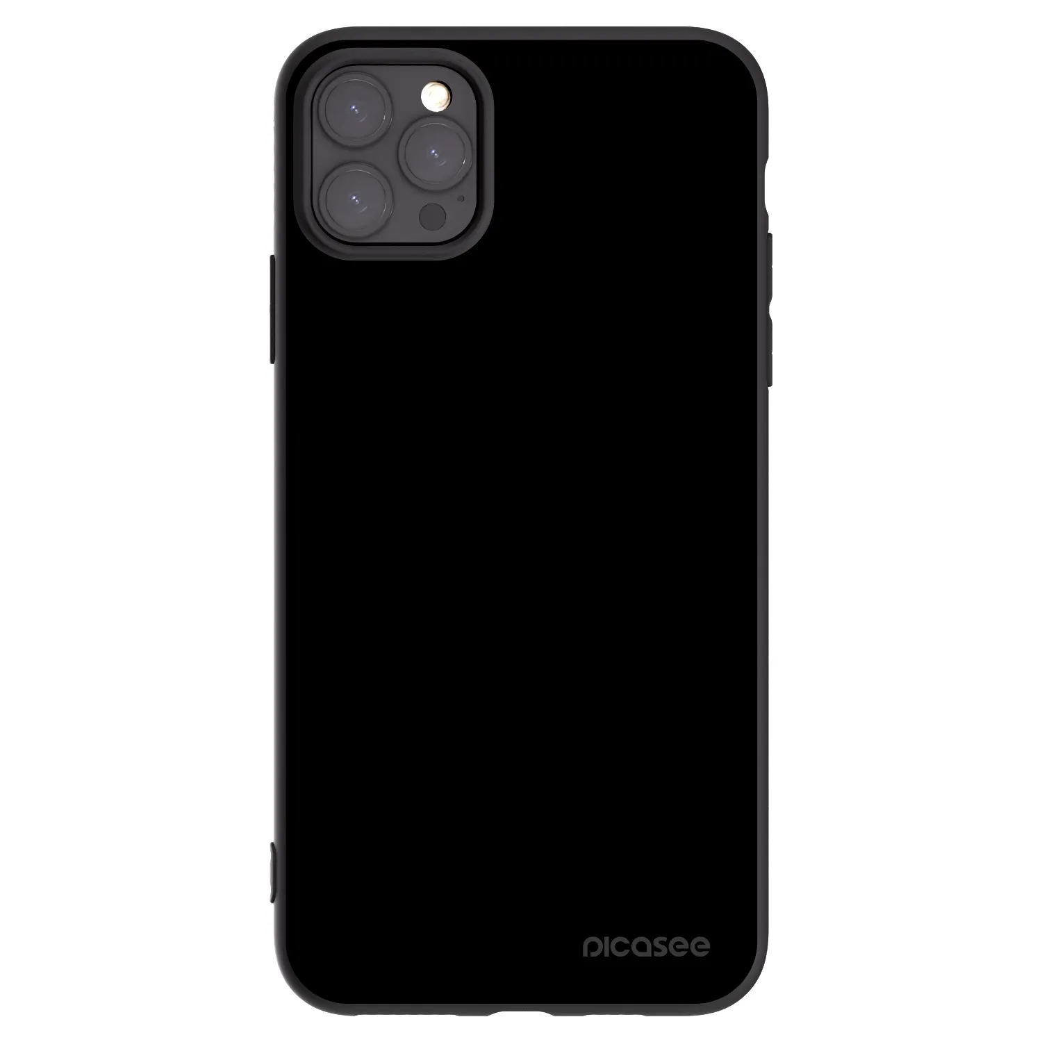 Picasee fekete szilikon tok az alábbi mobiltelefonokra Apple iPhone 11 Pro Max - Black Bliss