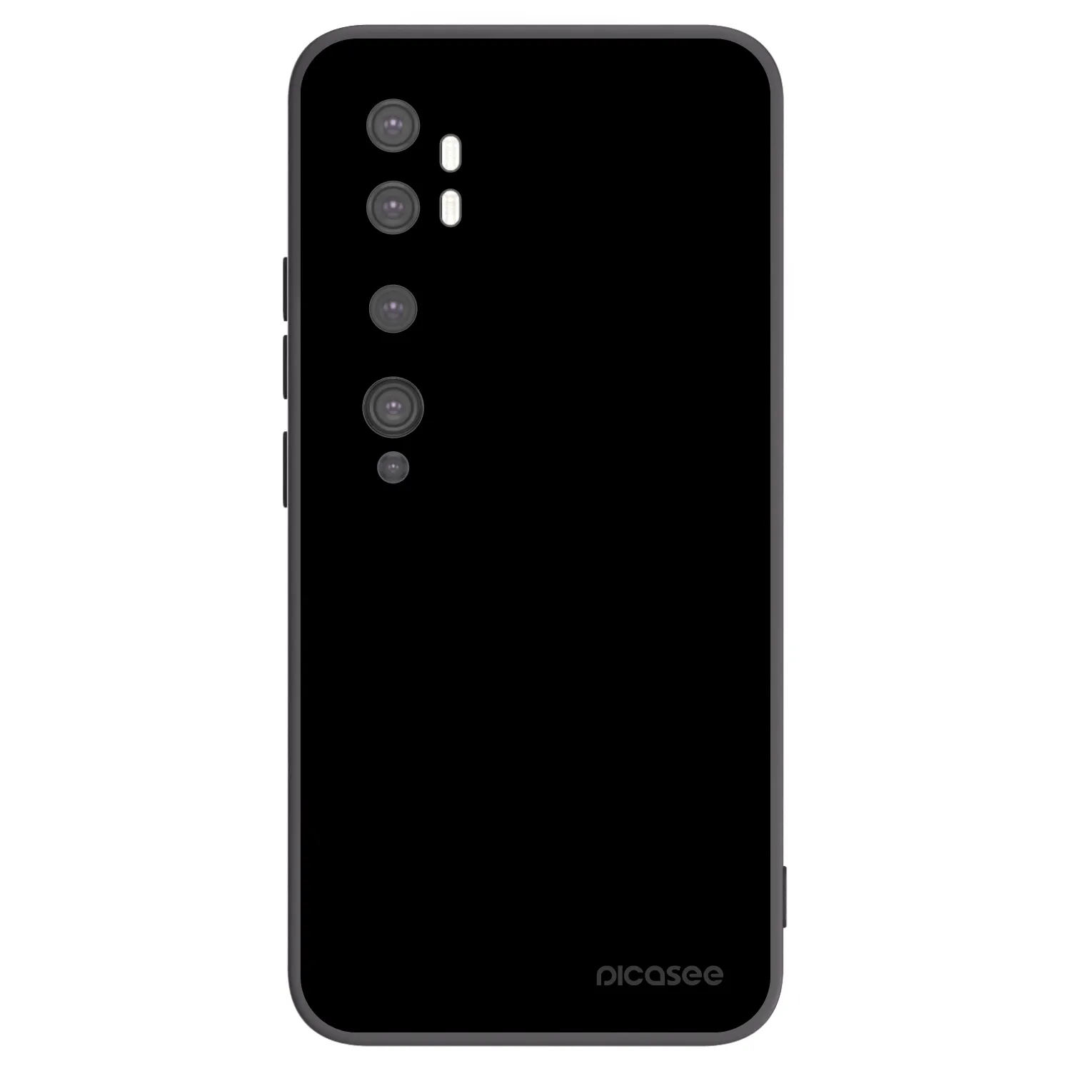 Picasee fekete szilikon tok az alábbi mobiltelefonokra Xiaomi Mi Note 10 (Pro) - Black Bliss