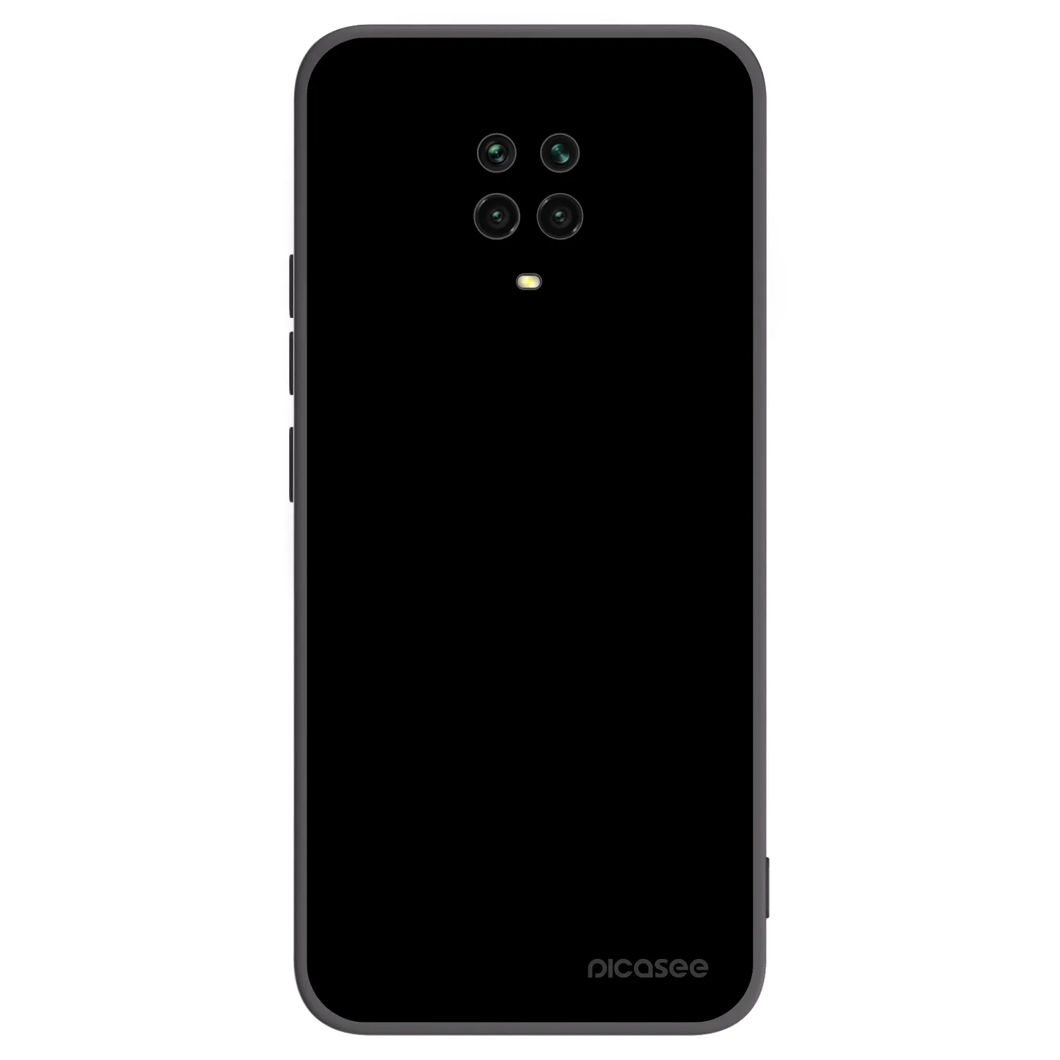 Picasee fekete szilikon tok az alábbi mobiltelefonokra Xiaomi Redmi Note 9 Pro - Black Bliss