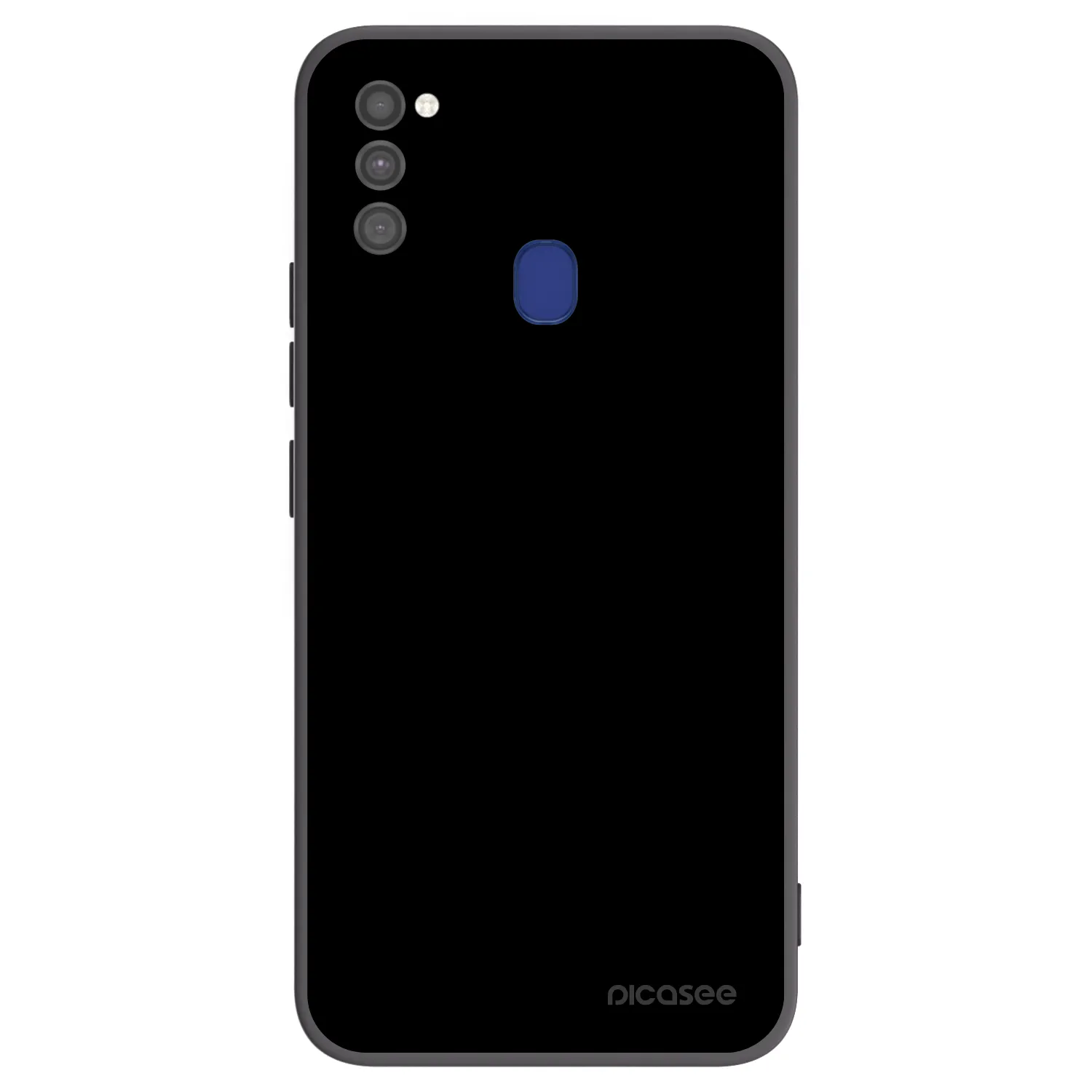 Picasee fekete szilikon tok az alábbi mobiltelefonokra Samsung Galaxy M21 M215F - Black Bliss