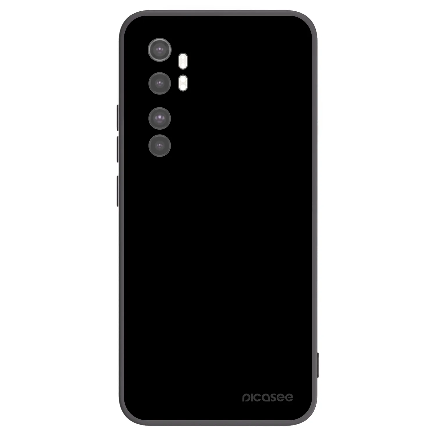 Picasee fekete szilikon tok az alábbi mobiltelefonokra Xiaomi Mi Note 10 Lite - Black Bliss