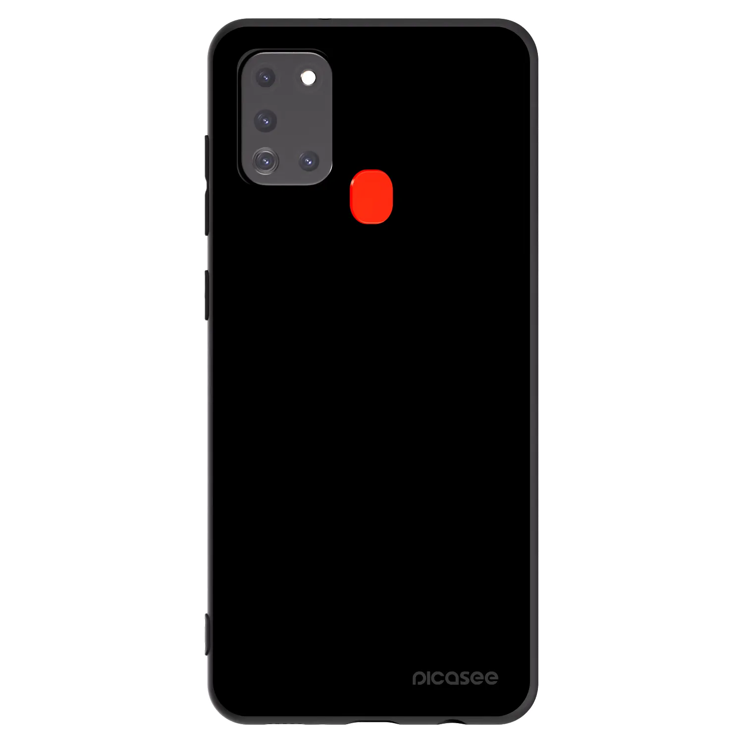 Picasee fekete szilikon tok az alábbi mobiltelefonokra Samsung Galaxy A21s - Black Bliss