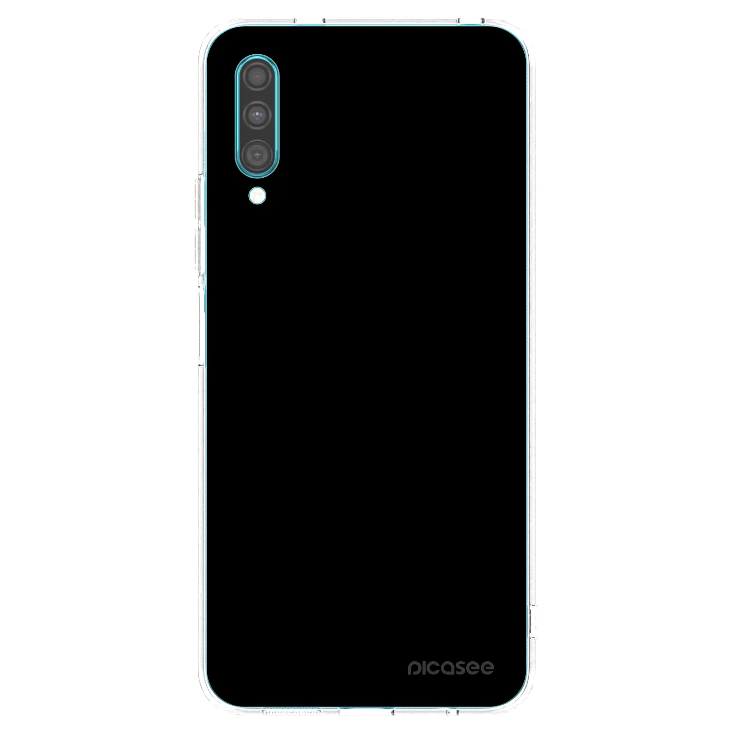 Picasee átlátszó szilikon tok az alábbi mobiltelefonokra Samsung Galaxy A30s A307F - Black Bliss