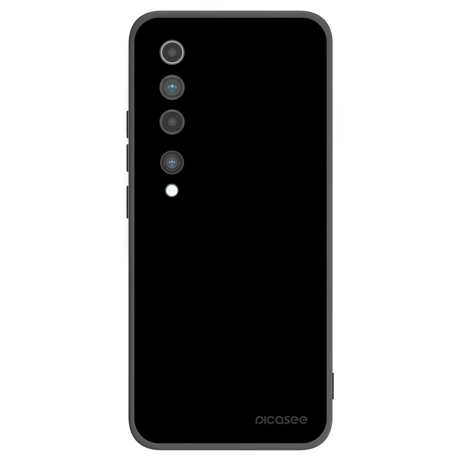 Picasee fekete szilikon tok az alábbi mobiltelefonokra Xiaomi Mi 10 - Black Bliss