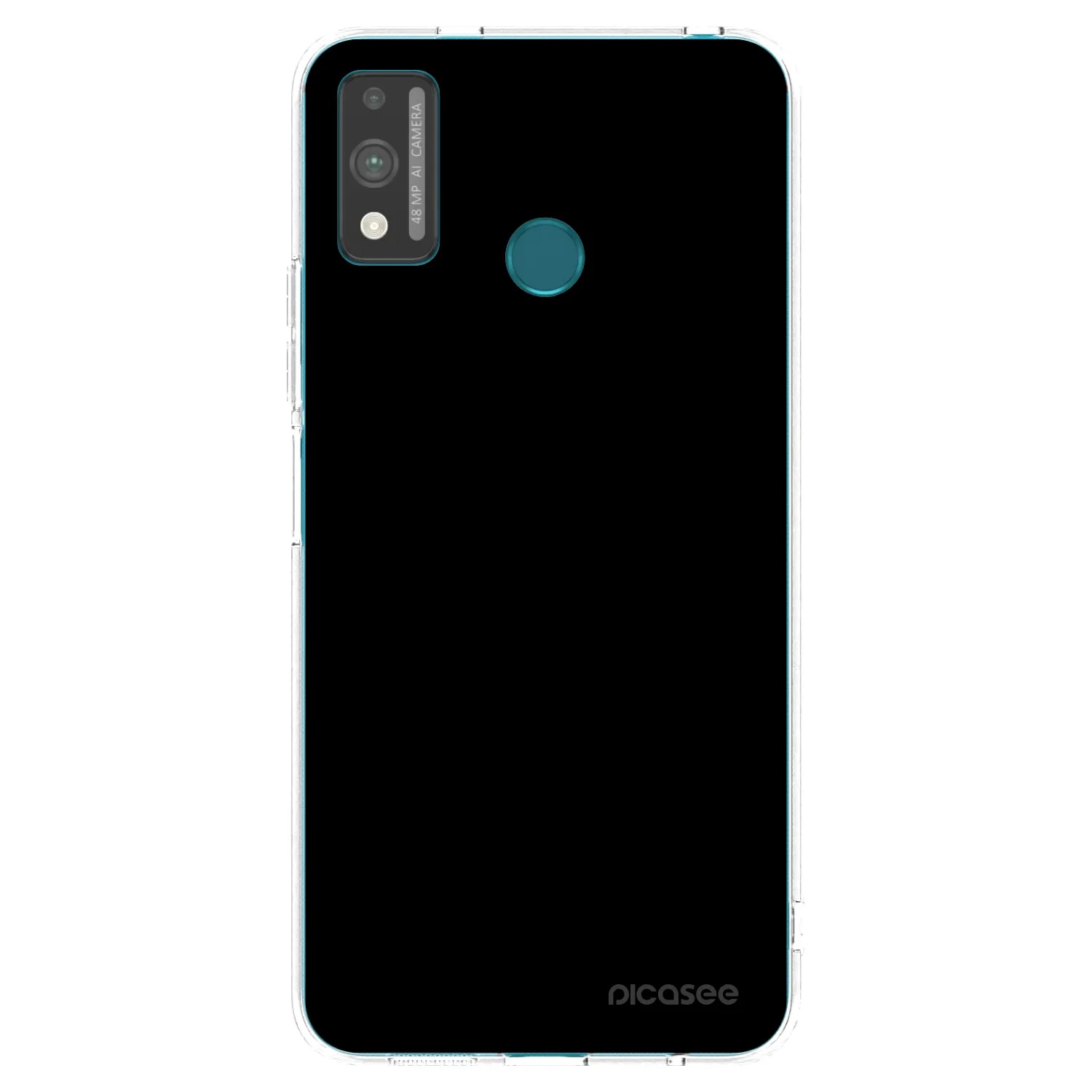 Picasee átlátszó szilikon tok az alábbi mobiltelefonokra Honor 9X Lite - Black Bliss