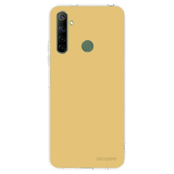 Picasee átlátszó szilikon tok az alábbi mobiltelefonokra Realme 6i - Canary Crystal