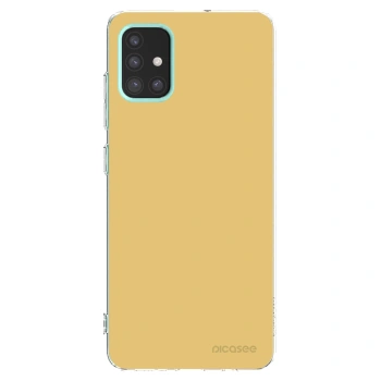 Picasee átlátszó szilikon tok az alábbi mobiltelefonokra Samsung Galaxy M31s - Canary Crystal