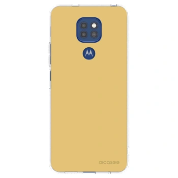 Picasee átlátszó szilikon tok az alábbi mobiltelefonokra Motorola Moto G9 Play - Canary Crystal