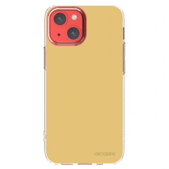 Picasee átlátszó szilikon tok az alábbi mobiltelefonokra Apple iPhone 13 mini - Canary Crystal