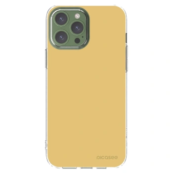 Picasee átlátszó szilikon tok az alábbi mobiltelefonokra Apple iPhone 13 Pro Max - Canary Crystal