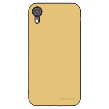 Picasee fekete szilikon tok az alábbi mobiltelefonokra Apple iPhone XR - Canary Crystal
