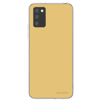 Picasee átlátszó szilikon tok az alábbi mobiltelefonokra Samsung Galaxy A02s A025G - Canary Crystal