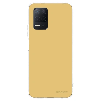 Picasee átlátszó szilikon tok az alábbi mobiltelefonokra Realme 8 5G - Canary Crystal