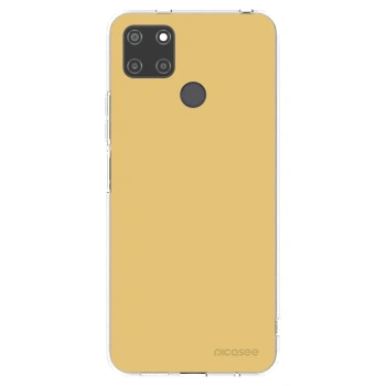 Picasee átlátszó szilikon tok az alábbi mobiltelefonokra Realme C21Y - Canary Crystal