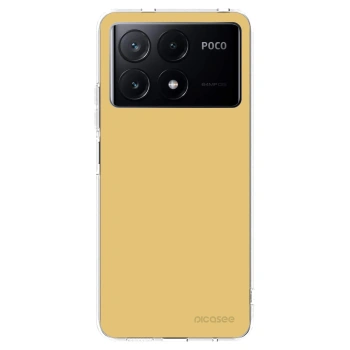 Picasee átlátszó szilikon tok az alábbi mobiltelefonokra Xiaomi Poco X6 Pro - Canary Crystal