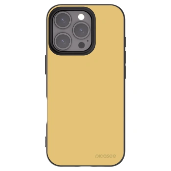 Picasee fekete szilikon tok az alábbi mobiltelefonokra Apple iPhone 16 Pro - Canary Crystal