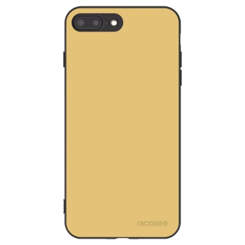 Picasee fekete szilikon tok az alábbi mobiltelefonokra Apple iPhone 8 Plus - Canary Crystal
