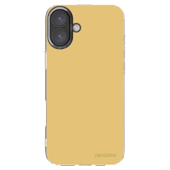 Picasee átlátszó szilikon tok az alábbi mobiltelefonokra Apple iPhone 16 Plus - Canary Crystal