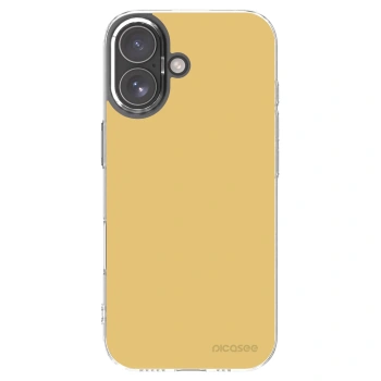 Picasee átlátszó szilikon tok az alábbi mobiltelefonokra Apple iPhone 17 - Canary Crystal