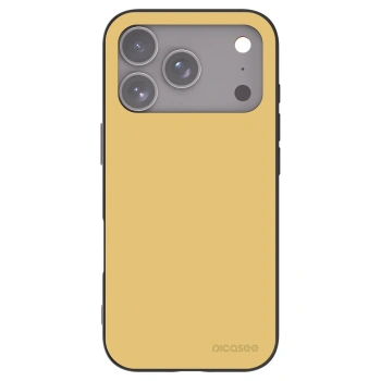Picasee fekete szilikon tok az alábbi mobiltelefonokra Apple iPhone 17 Pro - Canary Crystal