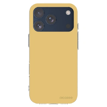 Picasee átlátszó szilikon tok az alábbi mobiltelefonokra Apple iPhone 17 Pro - Canary Crystal