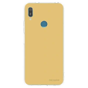 Picasee átlátszó szilikon tok az alábbi mobiltelefonokra Huawei Y6 2019 - Canary Crystal