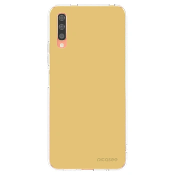 Picasee átlátszó szilikon tok az alábbi mobiltelefonokra Samsung Galaxy A70 A705F - Canary Crystal