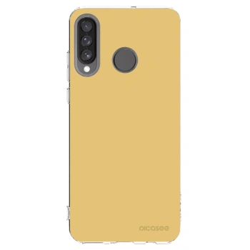 Picasee átlátszó szilikon tok az alábbi mobiltelefonokra Huawei P30 Lite - Canary Crystal