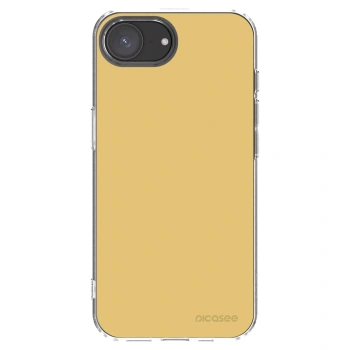 Picasee átlátszó szilikon tok az alábbi mobiltelefonokra Apple iPhone 17e - Canary Crystal