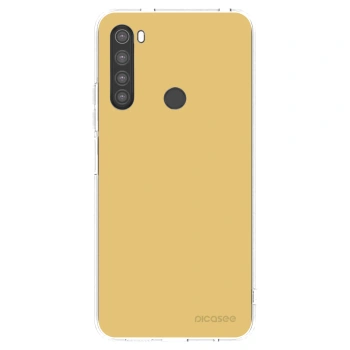 Picasee átlátszó szilikon tok az alábbi mobiltelefonokra Xiaomi Redmi Note 8 - Canary Crystal