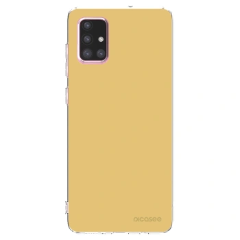 Picasee átlátszó szilikon tok az alábbi mobiltelefonokra Samsung Galaxy A71 A715F - Canary Crystal