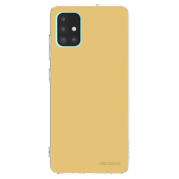 Picasee átlátszó szilikon tok az alábbi mobiltelefonokra Samsung Galaxy A51 A515F - Canary Crystal
