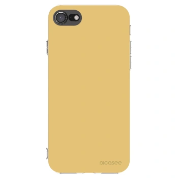 Picasee átlátszó szilikon tok az alábbi mobiltelefonokra Apple iPhone SE 2020 - Canary Crystal