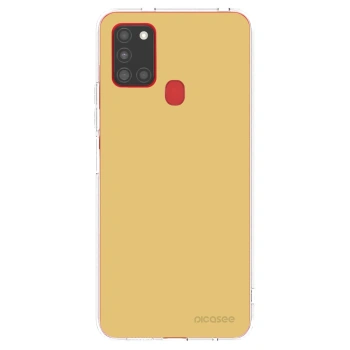 Picasee átlátszó szilikon tok az alábbi mobiltelefonokra Samsung Galaxy A21s - Canary Crystal
