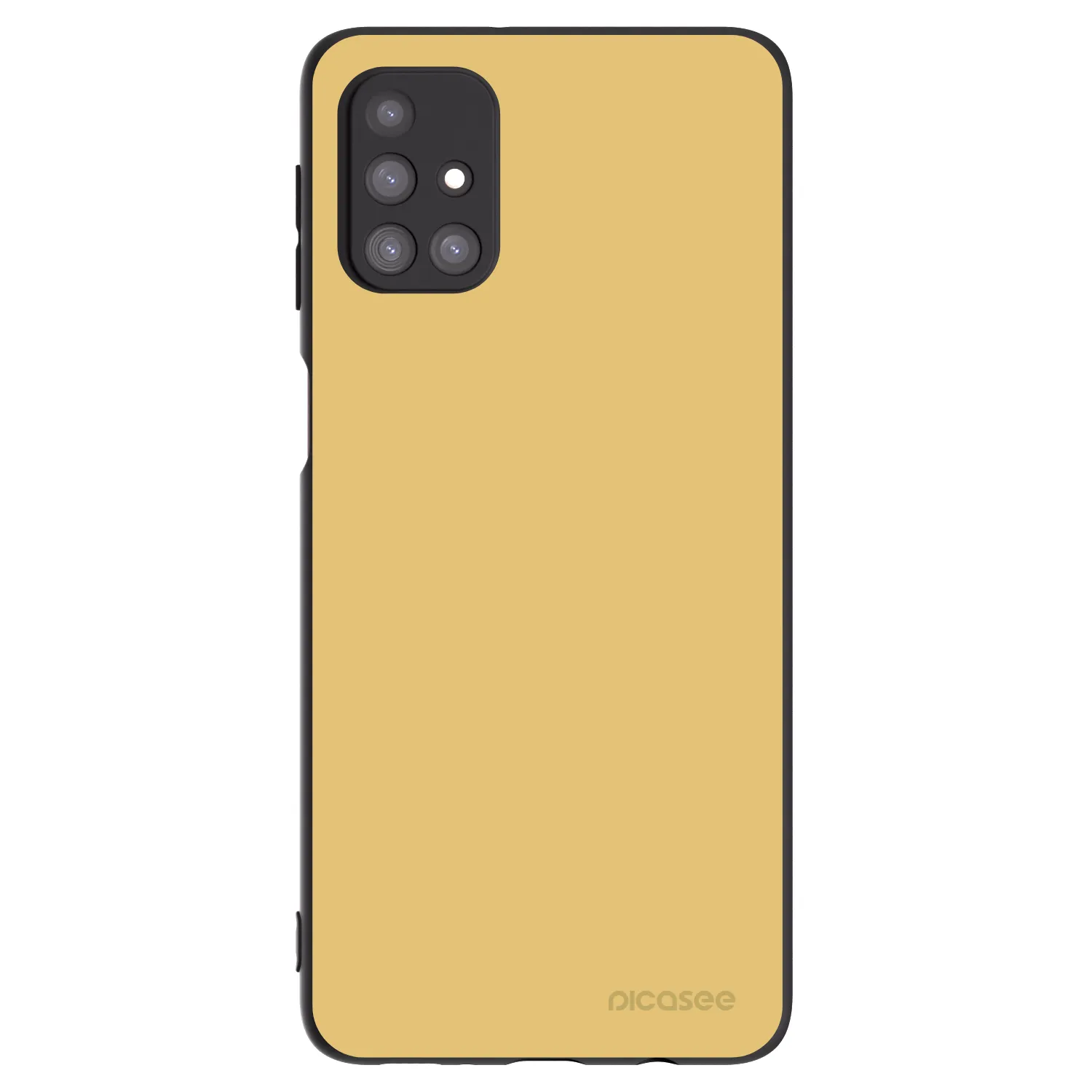 Picasee fekete szilikon tok az alábbi mobiltelefonokra Samsung Galaxy M31s - Canary Crystal