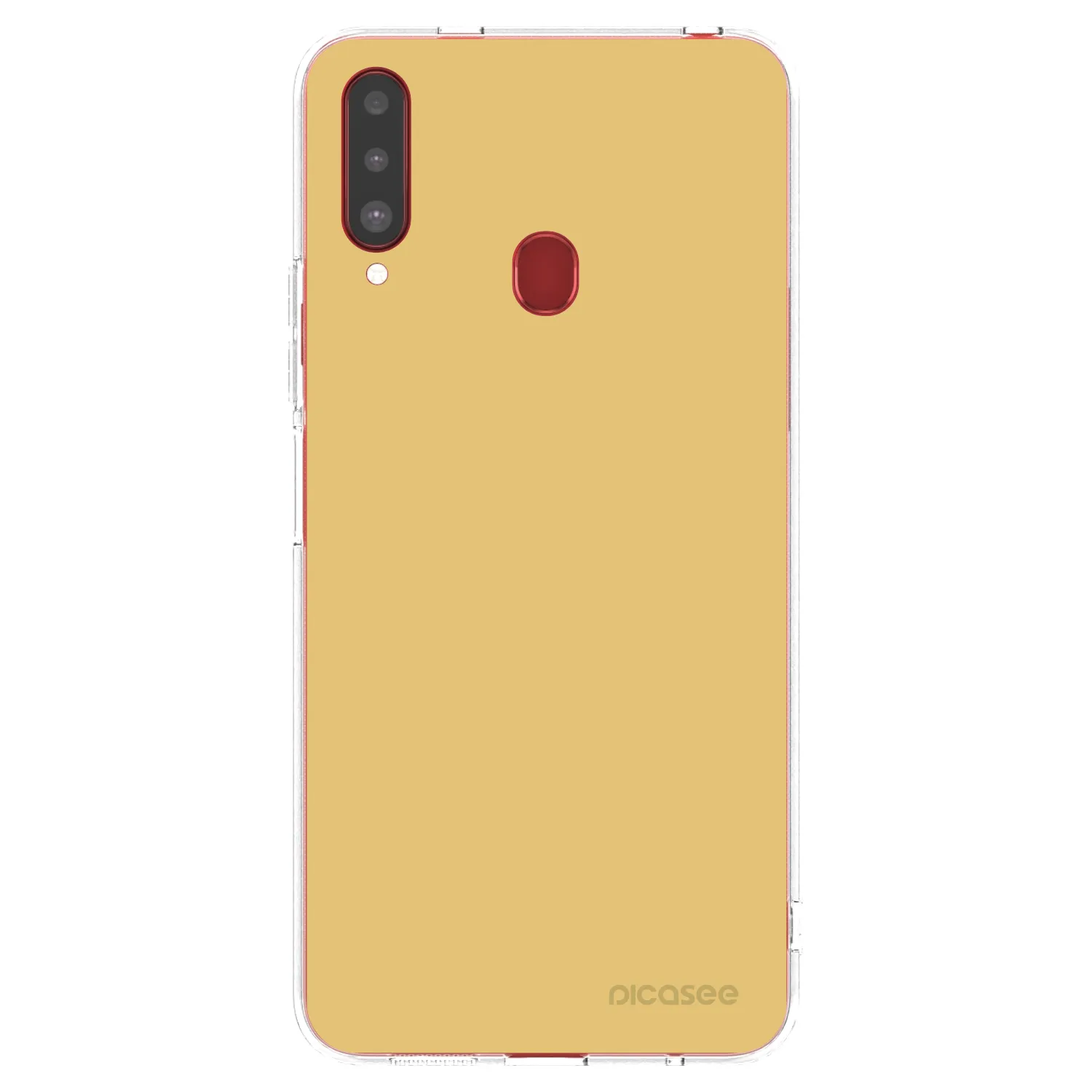 Picasee átlátszó szilikon tok az alábbi mobiltelefonokra Samsung Galaxy A20s - Canary Crystal