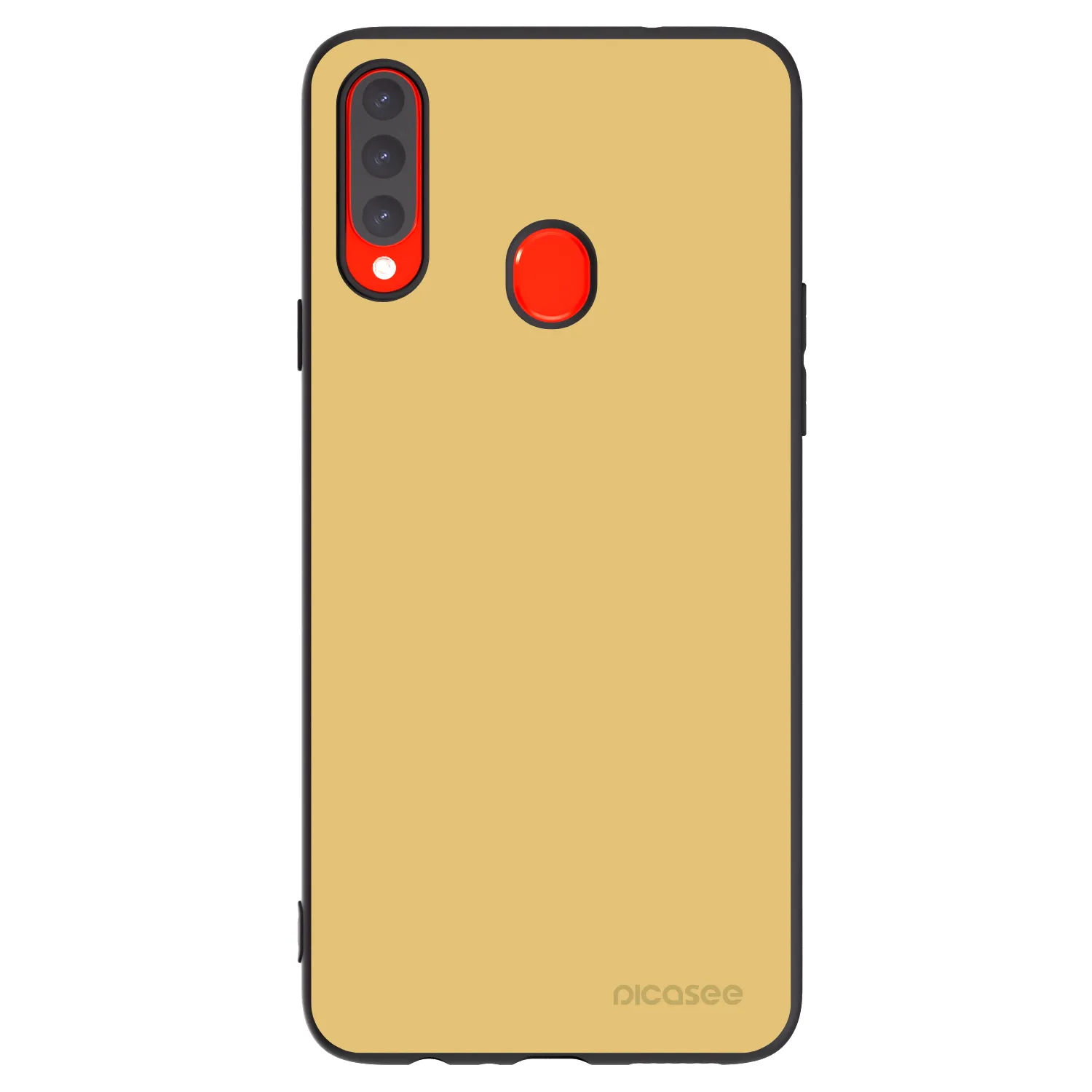 Picasee fekete szilikon tok az alábbi mobiltelefonokra Samsung Galaxy A20s - Canary Crystal