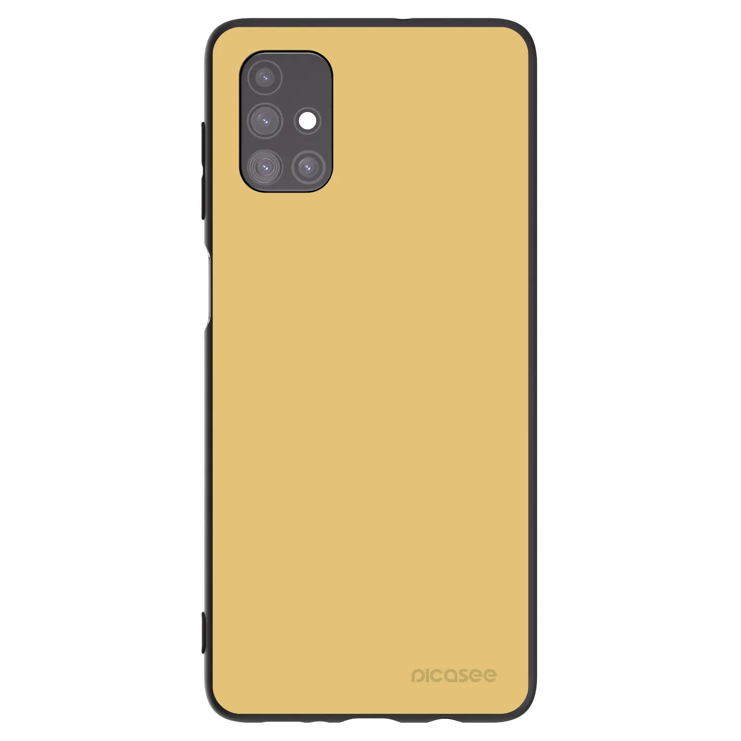 Picasee fekete szilikon tok az alábbi mobiltelefonokra Samsung Galaxy M51 M515F - Canary Crystal