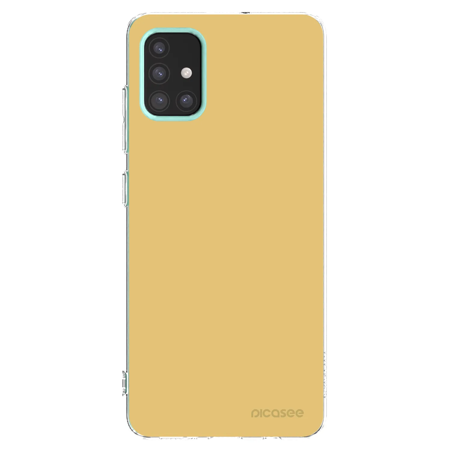 Picasee átlátszó szilikon tok az alábbi mobiltelefonokra Samsung Galaxy M31s - Canary Crystal