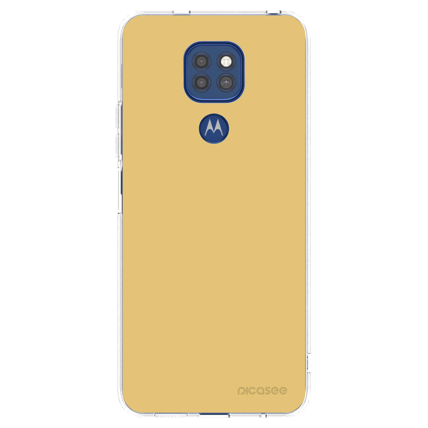 Picasee átlátszó szilikon tok az alábbi mobiltelefonokra Motorola Moto G9 Play - Canary Crystal