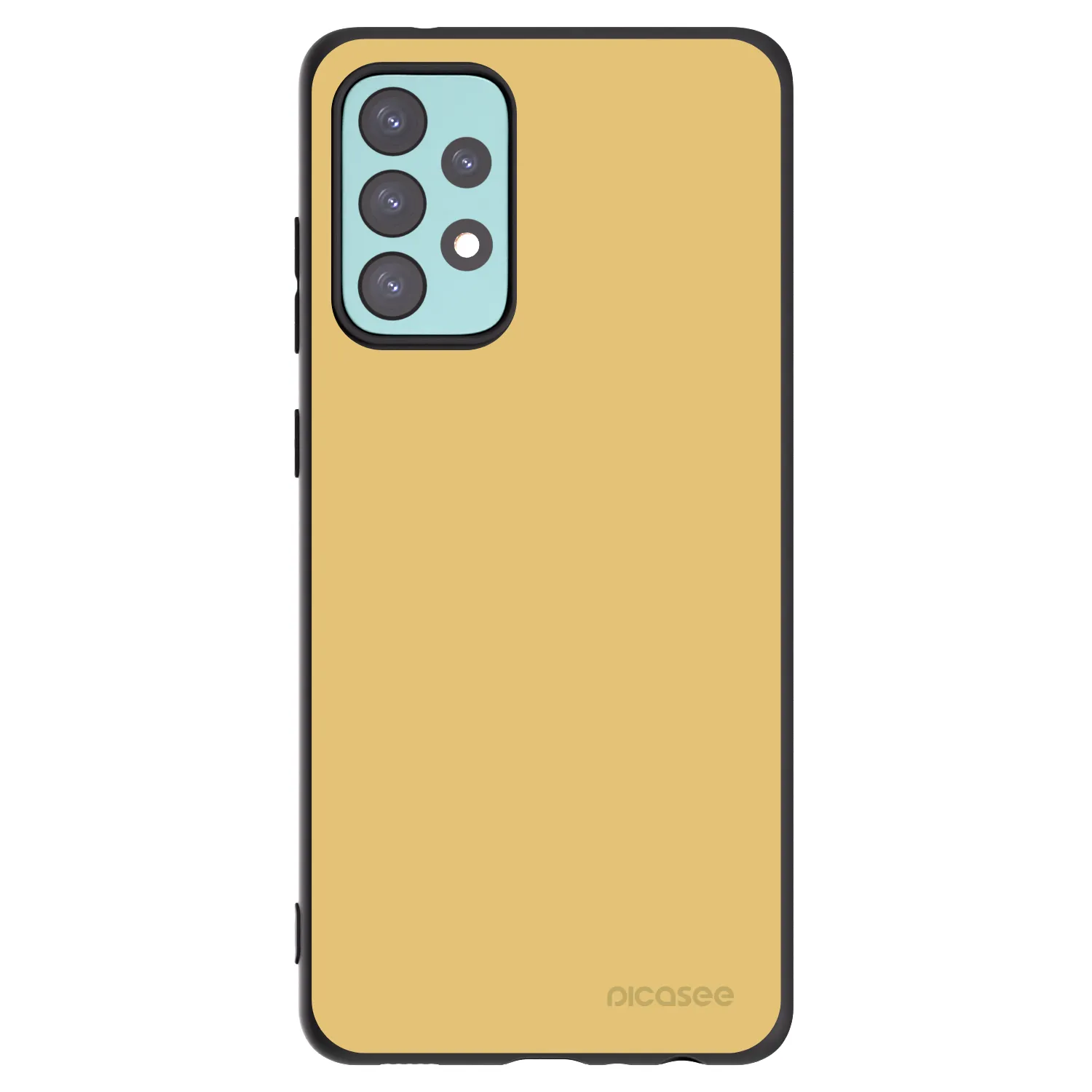 Picasee fekete szilikon tok az alábbi mobiltelefonokra Samsung Galaxy A72 A725F - Canary Crystal