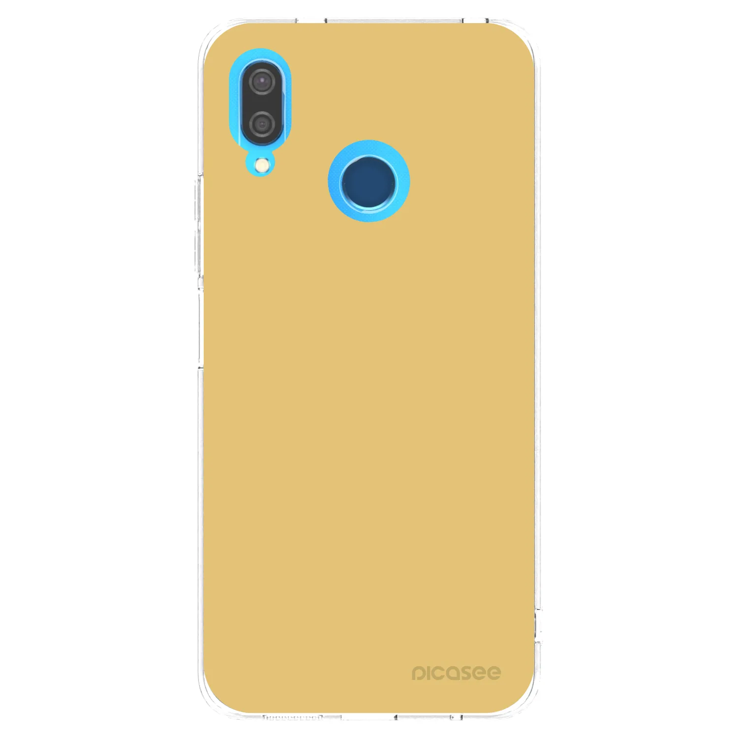 Picasee átlátszó szilikon tok az alábbi mobiltelefonokra Huawei P20 Lite - Canary Crystal